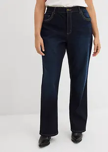 Straight jeans high waist met zakdetails, bonprix