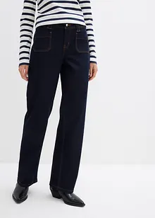 Straight jeans mid waist, bonprix