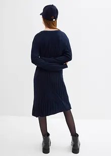 Gebreide jurk van een zachte viscosemix, bonprix