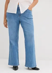 Flared jeans mid waist, bonprix