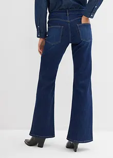 Flared jeans mid waist, bonprix