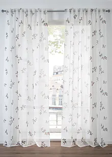 Gordijn met mistletoetakken print (1 stuk), bonprix