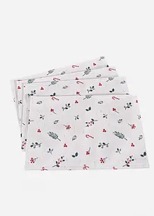 Placemats met kerstmotief (set van 4), bonprix