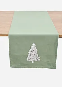 Tafelloper van biologisch katoen met Terry borduursel, bonprix