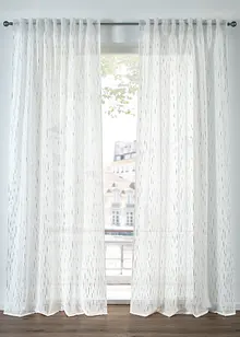 Batist gordijn met glans, ook verkrijgbaar in extra lange uitvoering (1 stuk), bonprix