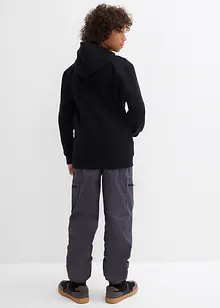 Thermo cargo broek met jersey voering, loose fit, bonprix