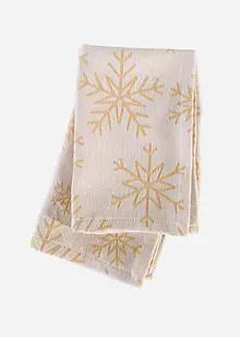 Jacquard stoffen servetten van biologisch katoen (set van 2), bonprix