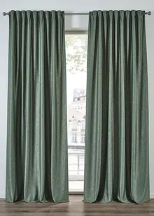 Fluwelen gordijn met crush effect (1 stuk), bonprix
