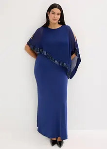 Jersey jurk met pailletten, bonprix