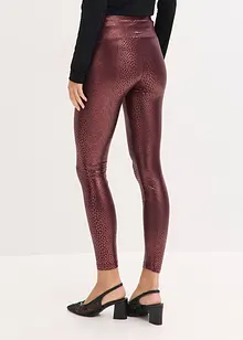 Hoogglanzende legging van imitatieleer, bonprix