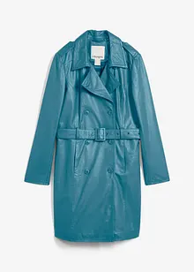 Leren trenchcoat van lamsnappa, bonprix