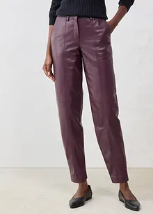 Leren broek van lamsnappa, bonprix