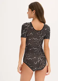 Body van modal met kant en halflange mouwen, bonprix