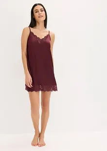 Slipdress met glanseffect, bonprix