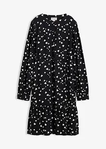 Zwangerschaps- en voedingsjurk met hartjes van viscose, bonprix