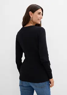 Zwangerschapstrui in kerstsfeer van biologisch katoen, bonprix