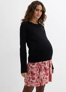 Zwangerschaps- en voedingsjurk van katoen en viscose, bonprix