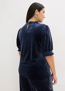 Shirt van zacht fluweel, bonprix