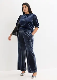 Shirt van zacht fluweel, bonprix