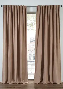 Isolerend gordijn met polar fleece aan de achterzijde (1 stuk), bonprix