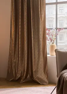 Fluwelen gordijn met glans, ook in extra lang (1 stuk), bonprix