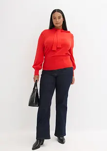 Fijngebreide trui van een viscosemix, bonprix