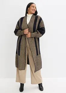 Lang gebreid vest, bonprix