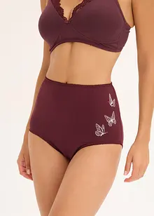 Tailleslip met biologisch katoen (set van 3), bonprix