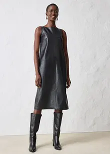 Leren jurk van nappaleer, bonprix