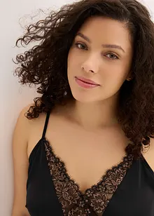 Satijnen slipdress met glanseffect, bonprix