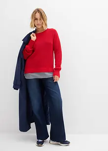 Trui met blouse-inzet, bonprix