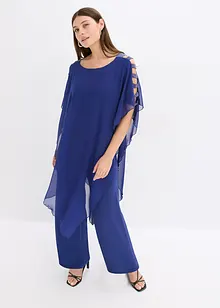 Jumpsuit met overgooier van fijn chiffon, bonprix