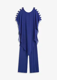 Jumpsuit met overgooier van fijn chiffon, bonprix