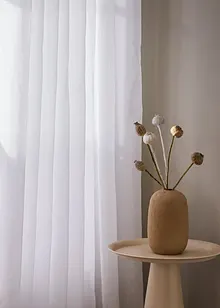 Transparant gordijn met fijne structuur (1 stuk), bonprix