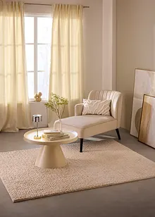 Ondoorzichtig gordijn van zacht chenille (1 stuk), bonprix