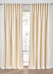 Ondoorzichtig gordijn van zacht chenille (1 stuk), bonprix