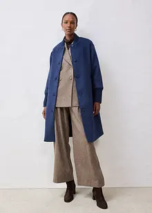 Lange winterjas met gebreide strook, bonprix