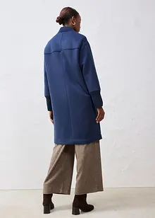 Lange winterjas met gebreide strook, bonprix