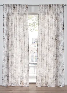 Transparant gordijn met print (1 stuk), bonprix