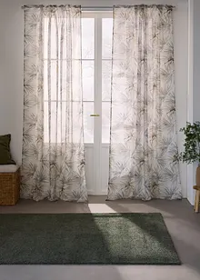 Transparant gordijn met print (1 stuk), bonprix