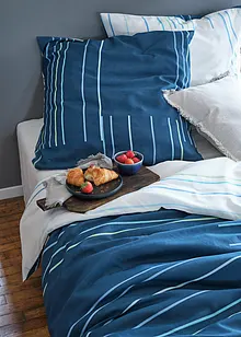 Dubbelzijdig dekbedovertrek met strepen, bonprix