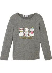 Longsleeve van viscosemix, bonprix