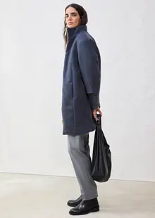 Wollen jas met binnenjas van dons (2-dlg. set), bonprix