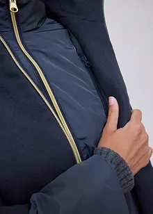 Wollen jas met binnenjas van dons (2-dlg. set), bonprix