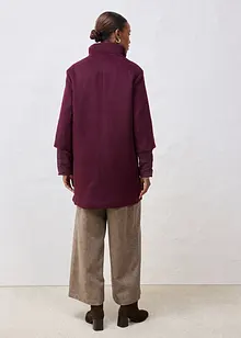 Wollen jas met binnenjas van dons (2-dlg. set), bonprix