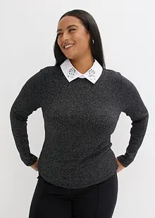 Longsleeve in een katoenmix, bonprix