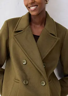 Peacoat in een wolmix, bonprix