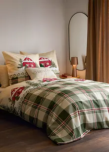 Dekbedovertrek met huizen en ruiten, bonprix