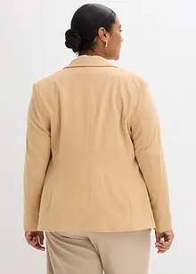 Getailleerde blazer van katoen-jersey, bonprix