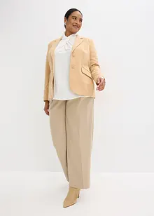 Getailleerde blazer van katoen-jersey, bonprix